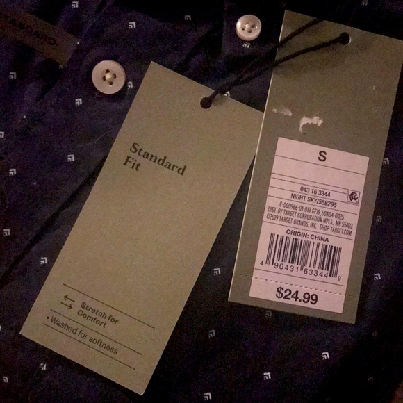 Slim Fit Stretch Poplin L/S Button-Down Shirt - Picture 4 of 4